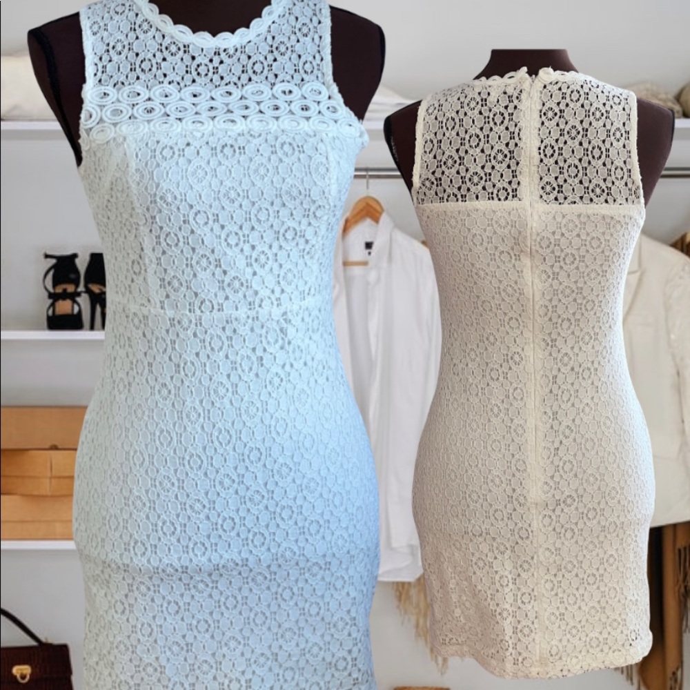 White Lace Summer Spring Dress SZ 2| Graduation| Summer| Mothers Day Dress
